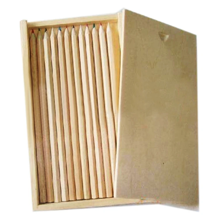 2020 New Arrival High Quality Wholesale Raw Wood HB Pencil Crayons Wood Pre Sharpen Wood Pencil with Grip