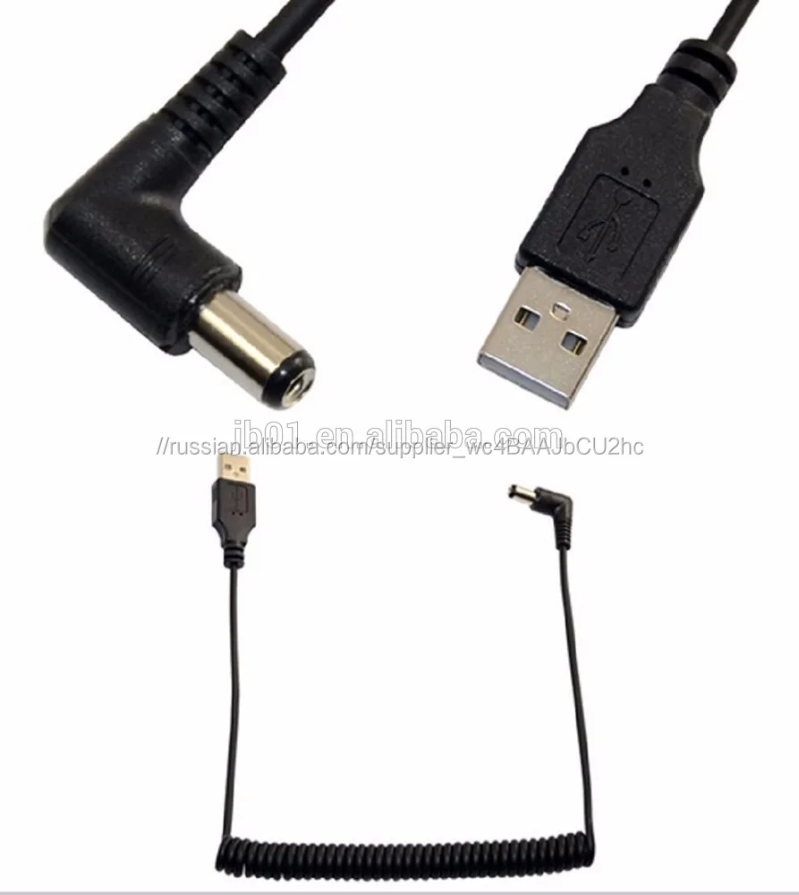 Новое Прибытие Micro USB 2.0 Мужской Весна Выдвижной Спиральный AUX КАБЕЛЬ 90 градусов