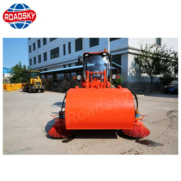 Tractor cleaning machine road sweeping truck Sweeping car Tractor mounted road sweeper for sale