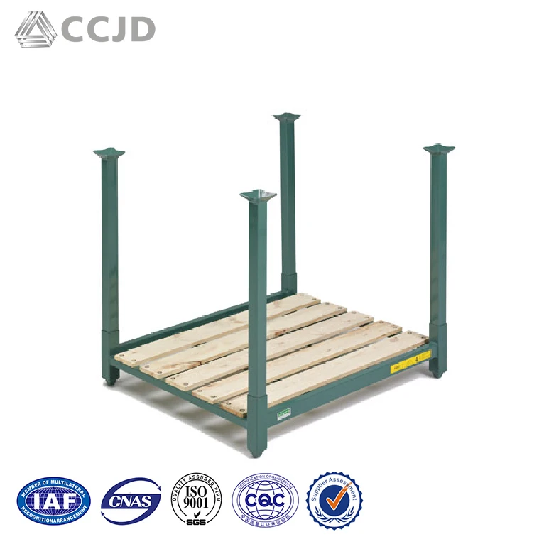 Folding Steel Stack Metal Rack for Supermarket Storage