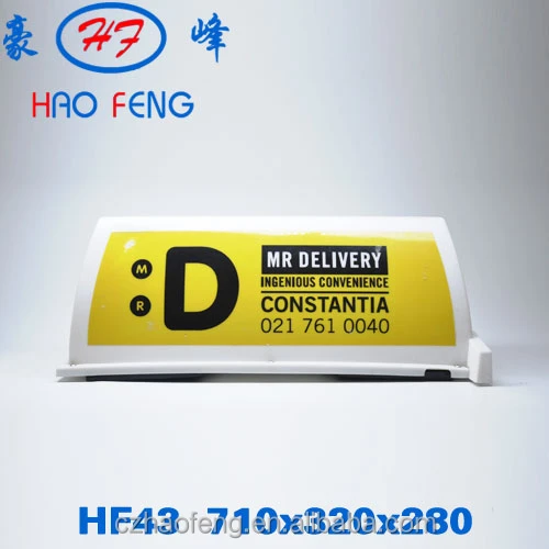 
Event use outdoor displayIP54 Gloshine High Quality ,outdoor Taxi Top Advertisingscreen bus sign HF43 