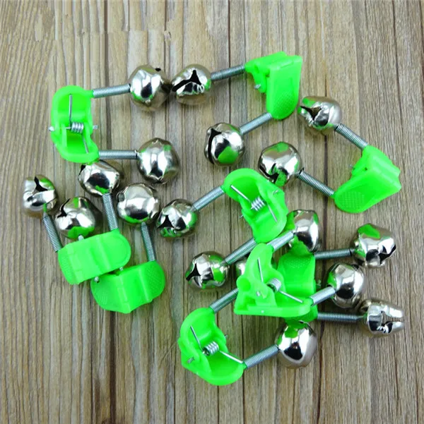 Night Fishing Rod Tip Red LED Light Twin Bells Ring Fish Bait Alarm