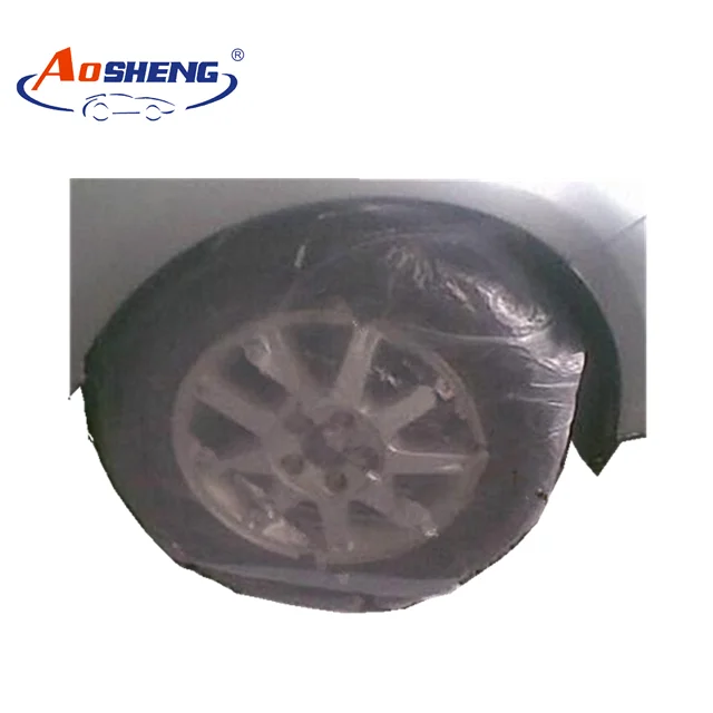 Одноразовый прозрачный полиэтиленовый пластиковый пакет для шин