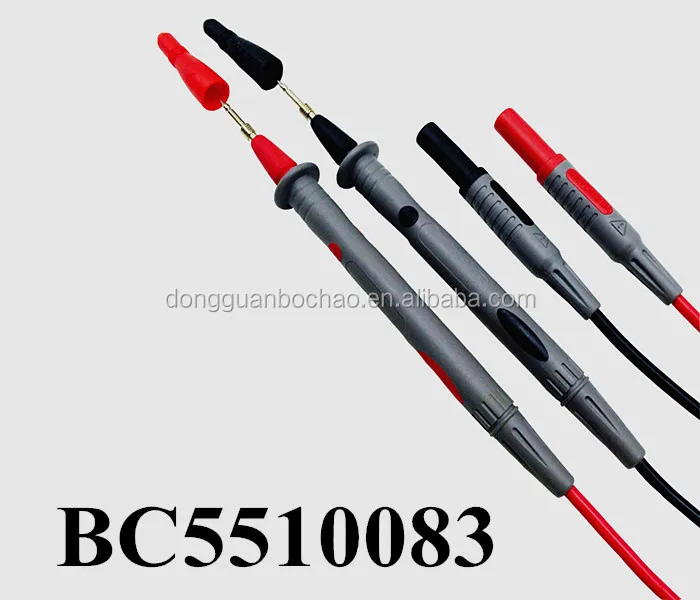 
4mm instrument cables flexible test leads probe leads guangdong 