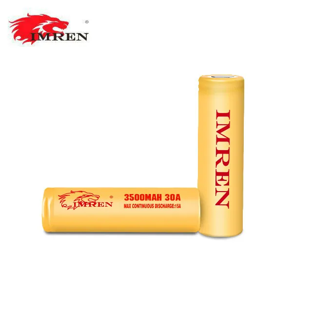 Bestseller IMREN 18650 3500mAh 30A Deep Cycle  imr batteries