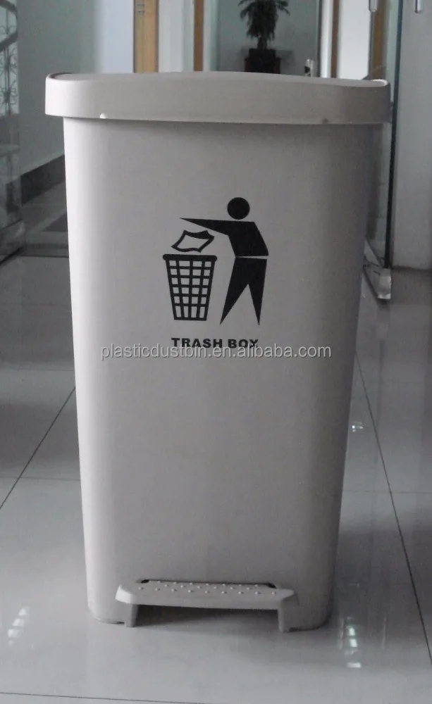 Clinical Series 50L Plastic Recycling Hospital Medical Waste Bin With Pedal