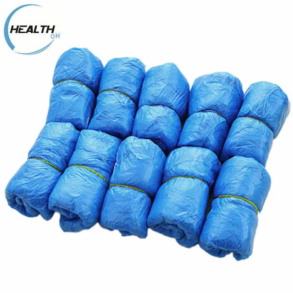 
blue shoe covers pe film shoe cover Medical disposable cpe shoe cover, cpe overshoes <span style=
