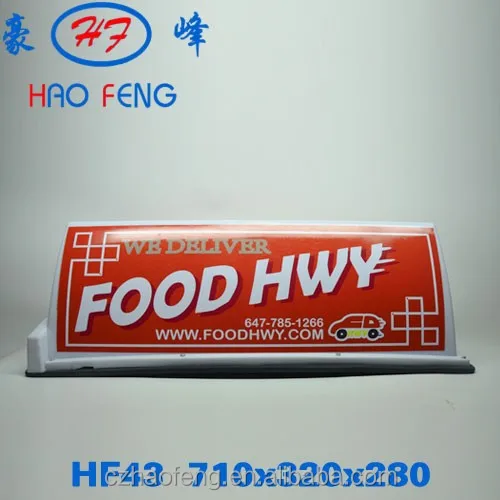 
Event use outdoor displayIP54 Gloshine High Quality ,outdoor Taxi Top Advertisingscreen bus sign HF43 