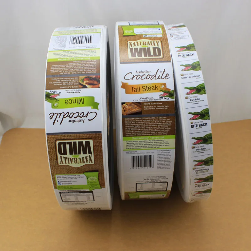 Millions sale high temperature barcode labels ,printer for aluminum label sticker roll vinyl sticker label printing