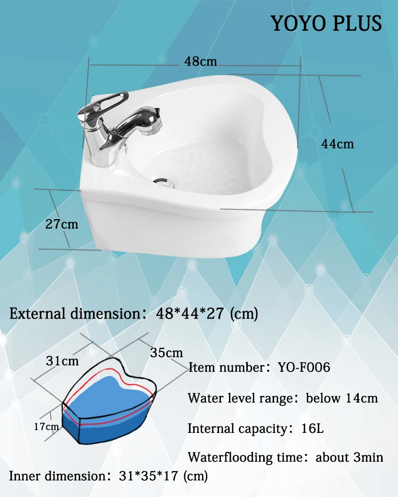 New design ceramic foot pedicure basin /pedicure wash basin/ceramic pedicure bowls