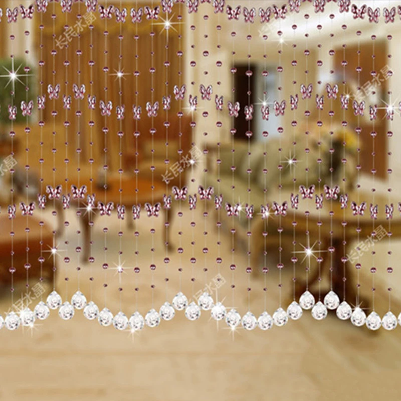 New Style Home Decor crystal Bead Curtains for Room Divider