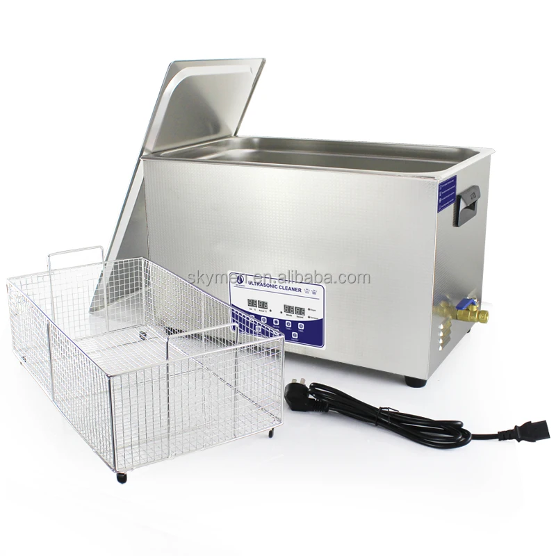 Heated stainless steel tank 30 liters EGR valve cleaning machine ultrasonic bath