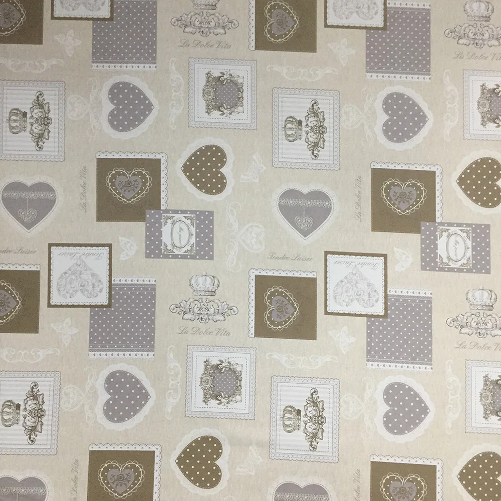 Chinese Manufacturer polka dots heart shaped party table cloth for home party decor with customize logo