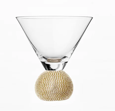 Raymond Handmade High Quality wine glasses gold rim