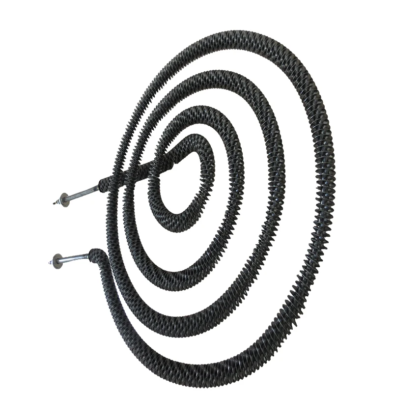 Fin Coil Heating Element Round Shape Finned Heater