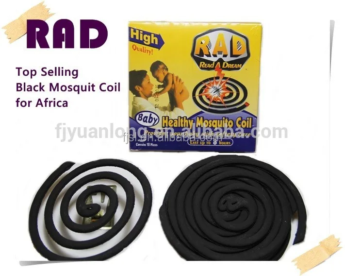 Top selling brand China RAD baby healthy 125MM mosquito coil in Africa for Nigeria Market