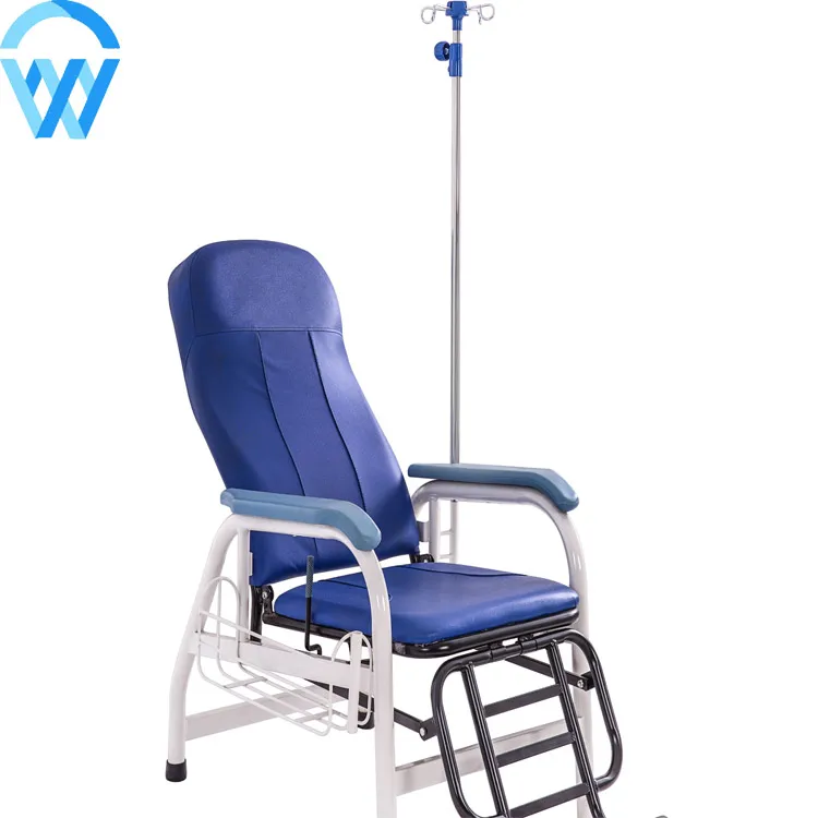 High quality reclining transfusion Medical furniture drip chair Height Adjustable Infusion Chair for Hospital Dental Chair