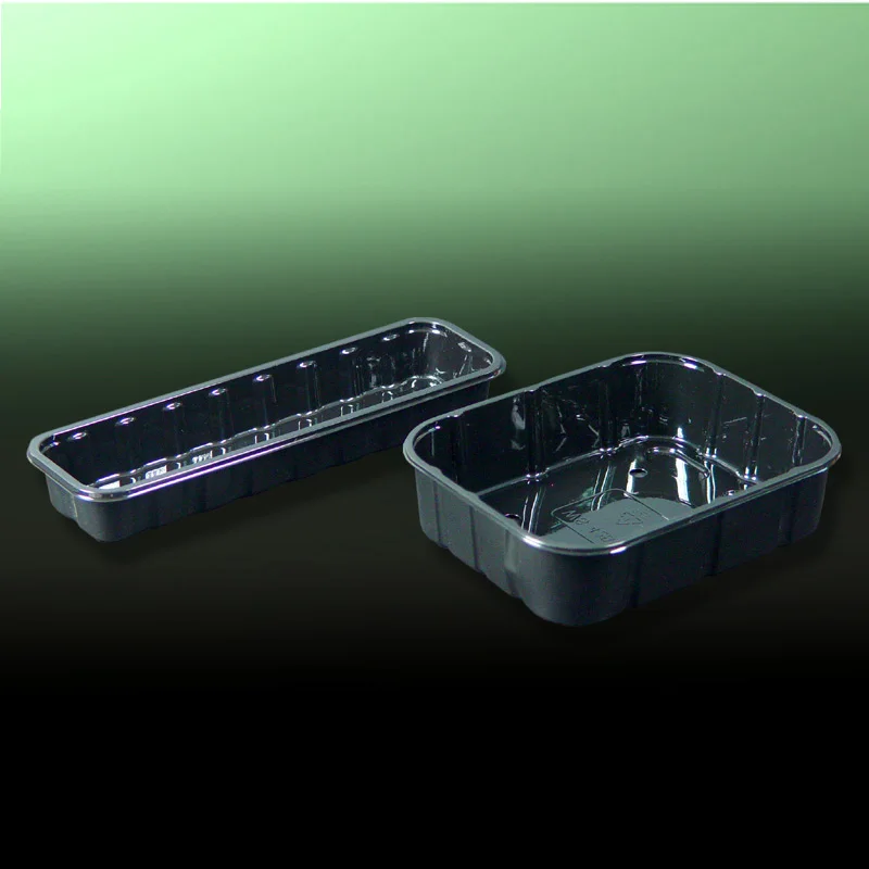 plastic supermarket meat tray, fruit tray