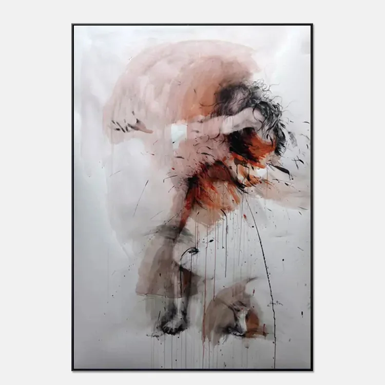 Home goods art famous modern abstract watercolor paintings giclee printers sale