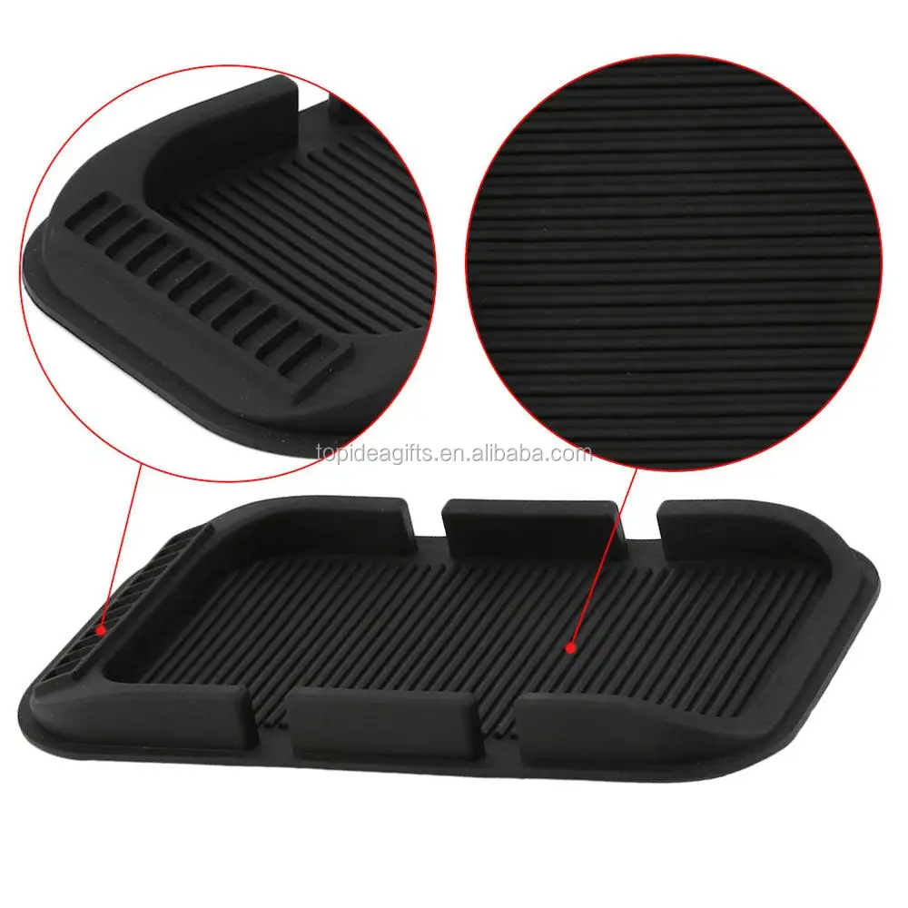 Factory Custom Logo Anti-Slip Silicone Car Phone Dashboard Pad Mat Hands-Free Cell Phone Holder for Car Rubber PVC Customized