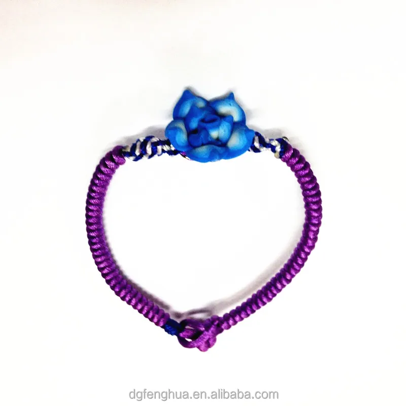 Personalised friendship bracelet with charms for girls  braid code bracelet with logo