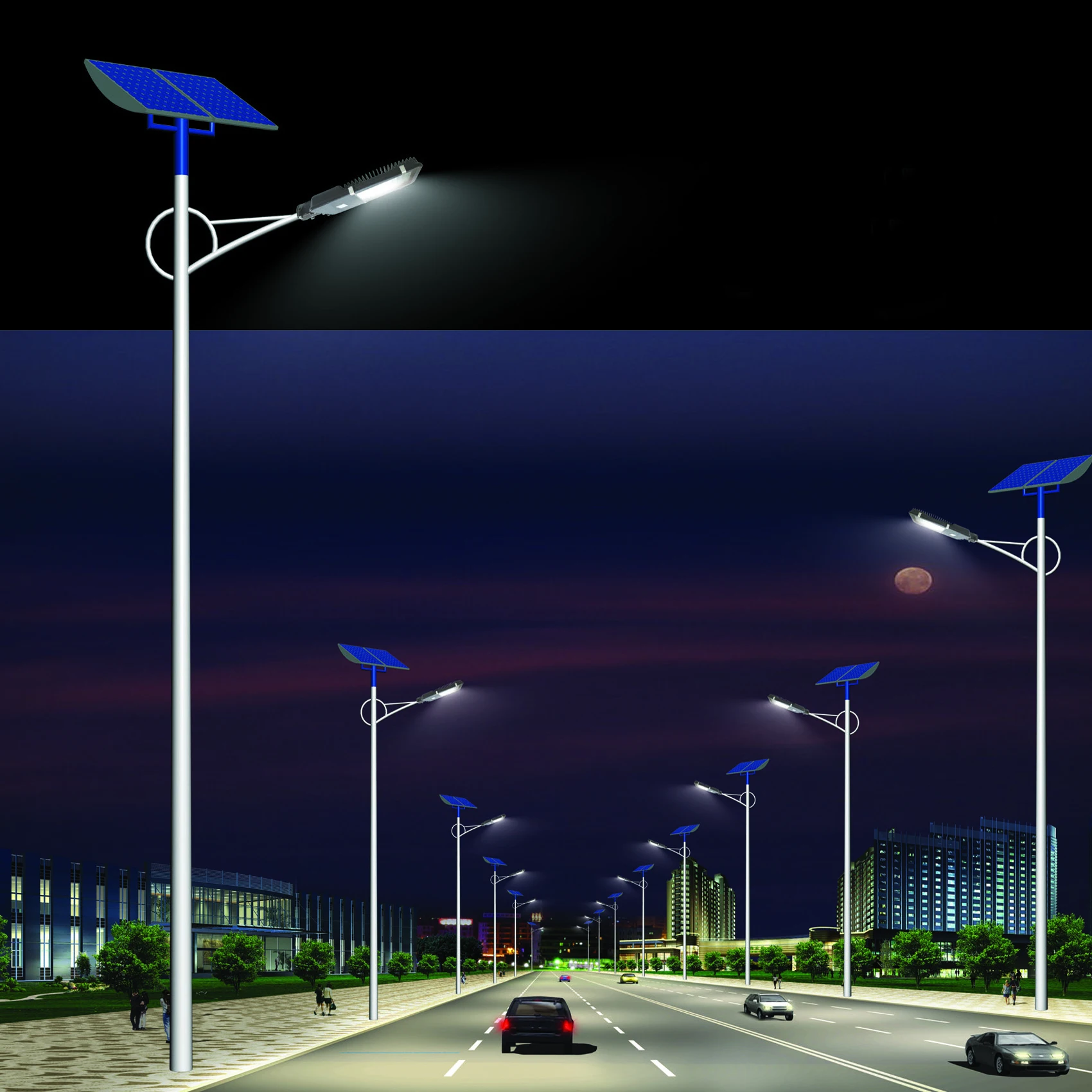 solar system new design cheap price IP65 solar street light led