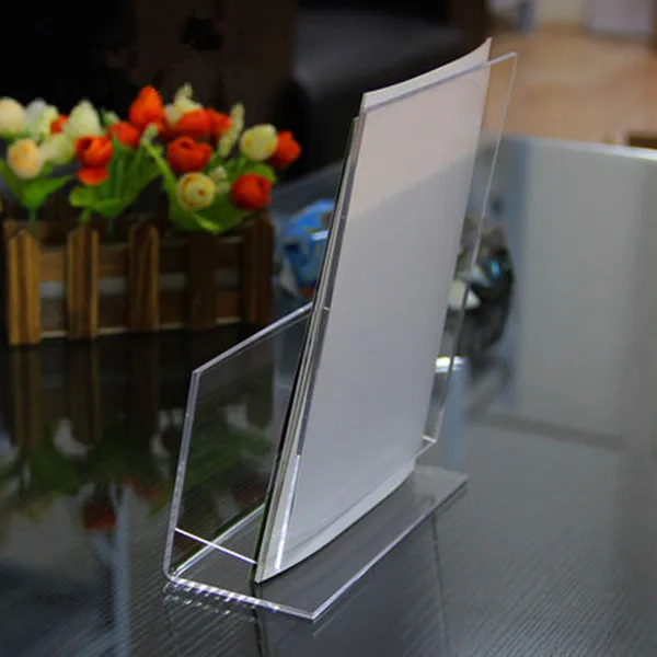 custom high quality clear acrylic menu holder acrylic table menu