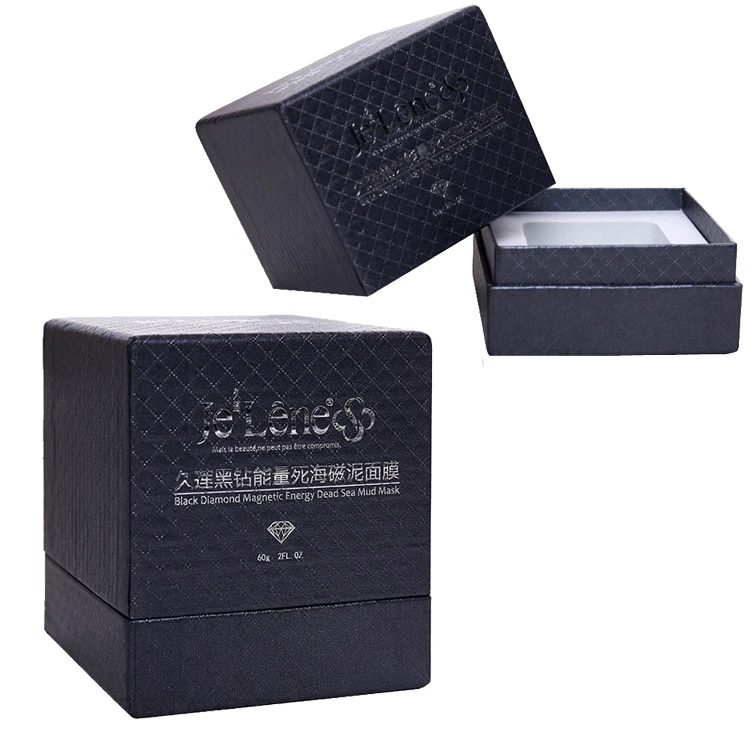 
 Квадратная маленькая Красивая индивидуальная гигиена бумажная упаковочная коробка для маски из грязи Мертвого моря с индивидуальным дизайном  