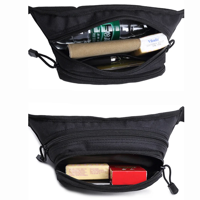 Поясная сумка-мессенджер через плечо, повседневная Водонепроницаемая нейлоновая нагрудная сумочка-слинг на бедро, забавная поясная сумка