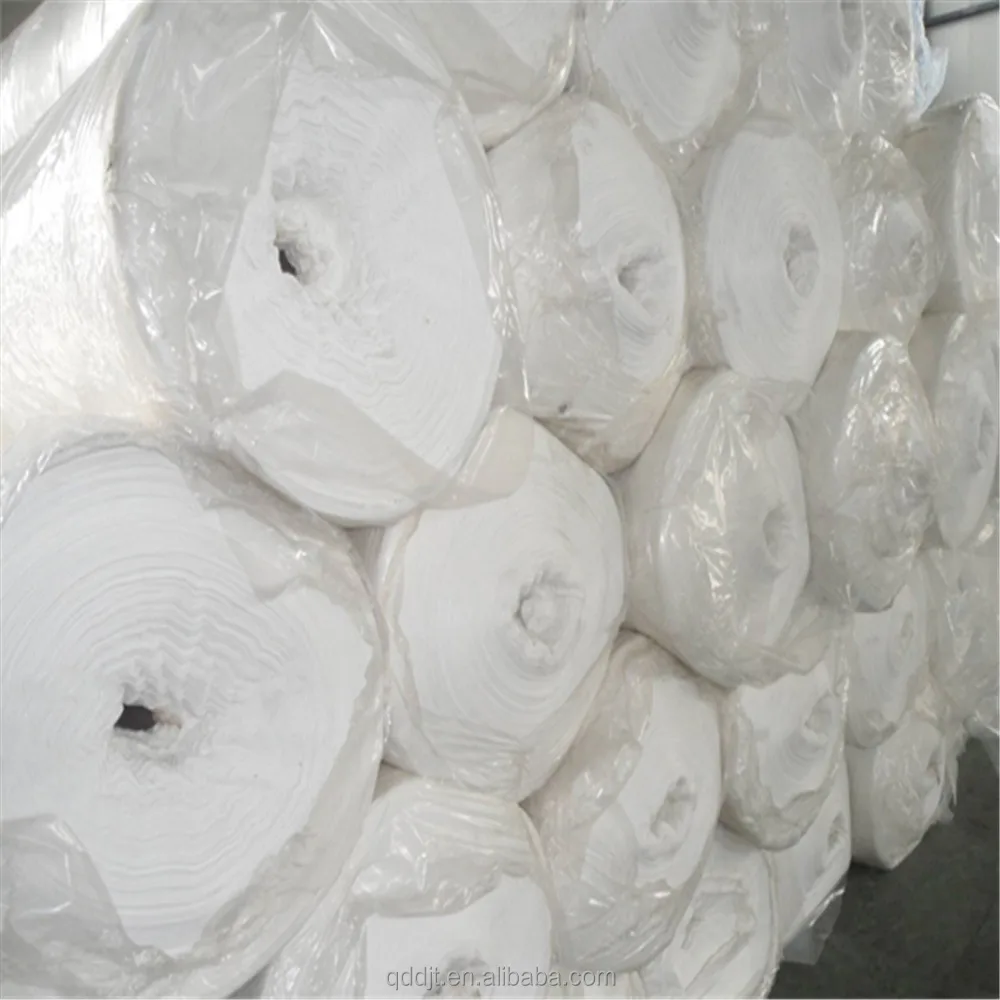 
PET Polyester short fiber needle punched nonwoven 200g m2 geotextile 