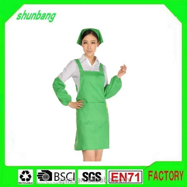 2015 женщин печатных автомобиль отдел термостойкость салон фартук