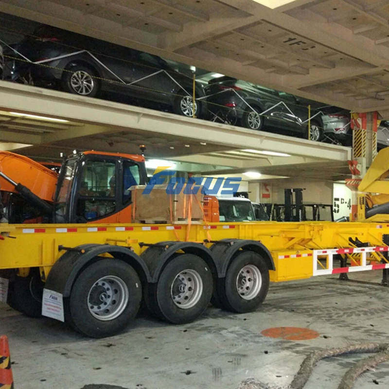 MQH37A контейнер полуприцеп 37t подъема контейнера для грузовиков Мерседес Бенц