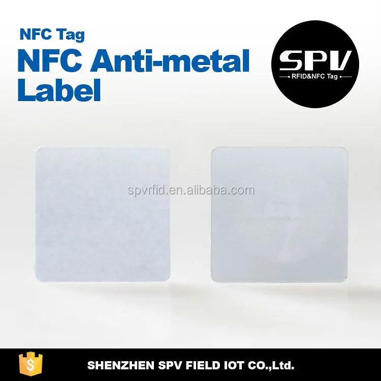 Ntag 213 215 216 - металл NFC бирка с клеем