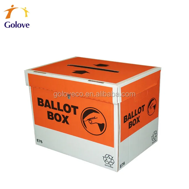 cardboard ballot box for New zealand 2017 general elections