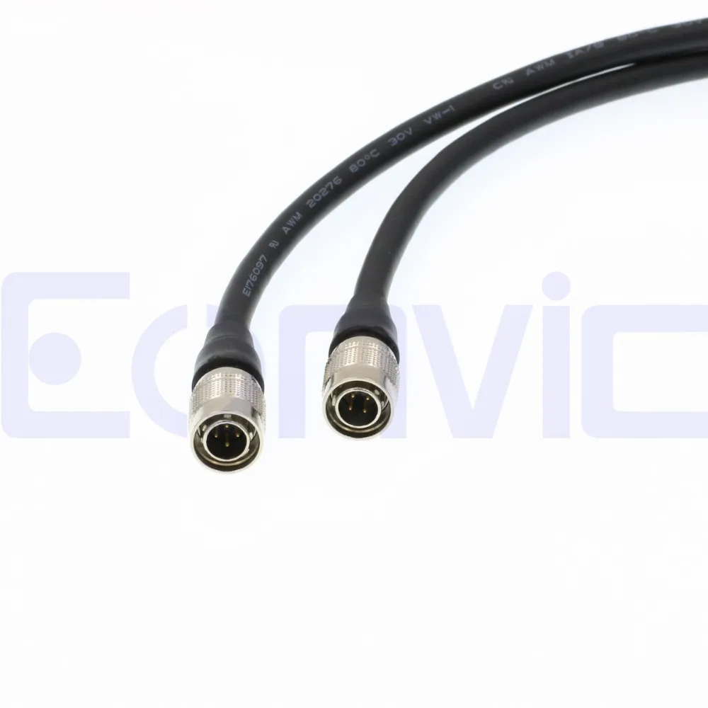 
4 Pin Hirose Male / Male Sound Power Cable for Connecting Devices Mixers to Trimble 