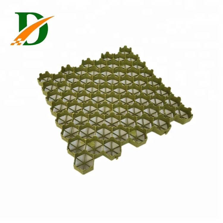 
Use the driveway pavers and grass grating make the car can drive on grass 