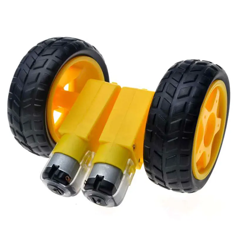 Red High quality Aluminum alloy Chassis 2WD Smart robot car chassis kit For DIY