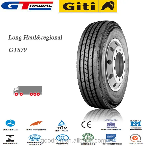 285/75R24. 5 Долго Hual Радиальных Грузовых шин GT RADIAL