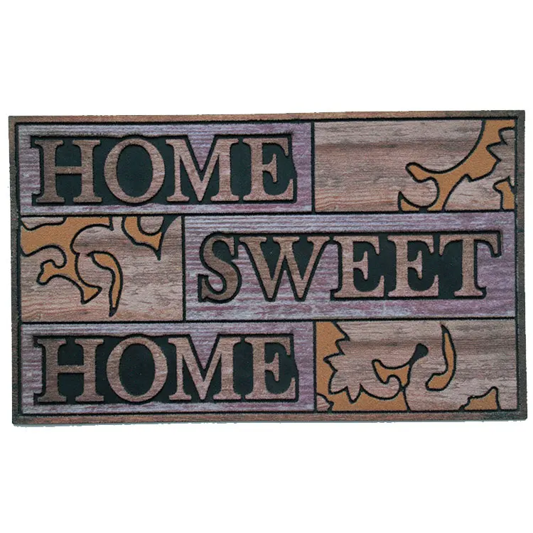 Shoe Rubber Flocking Print Outdoor Carpet