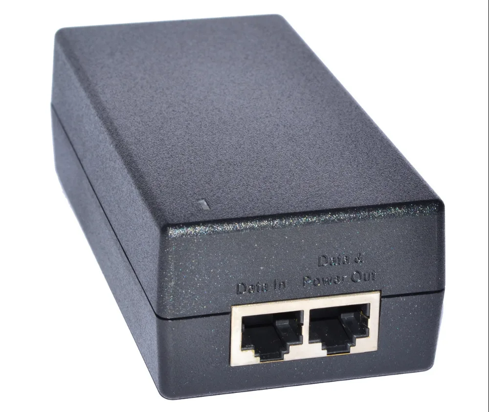PoE инжектор гигабит 48Vdc адаптер PoE пассивный сплиттер PoE для камеры CCTV / PoE коммутатор / IP-телефон