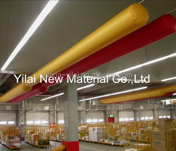 good quality heating and cooling ventilation lay flat ducting for indoor using