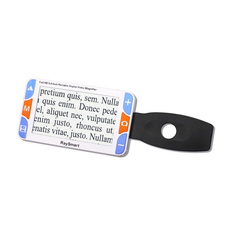 
5.0 Inch Handheld Portable Video Digital Magnifier Electronic Reading Aid Low Vision Magnifier RS500S 