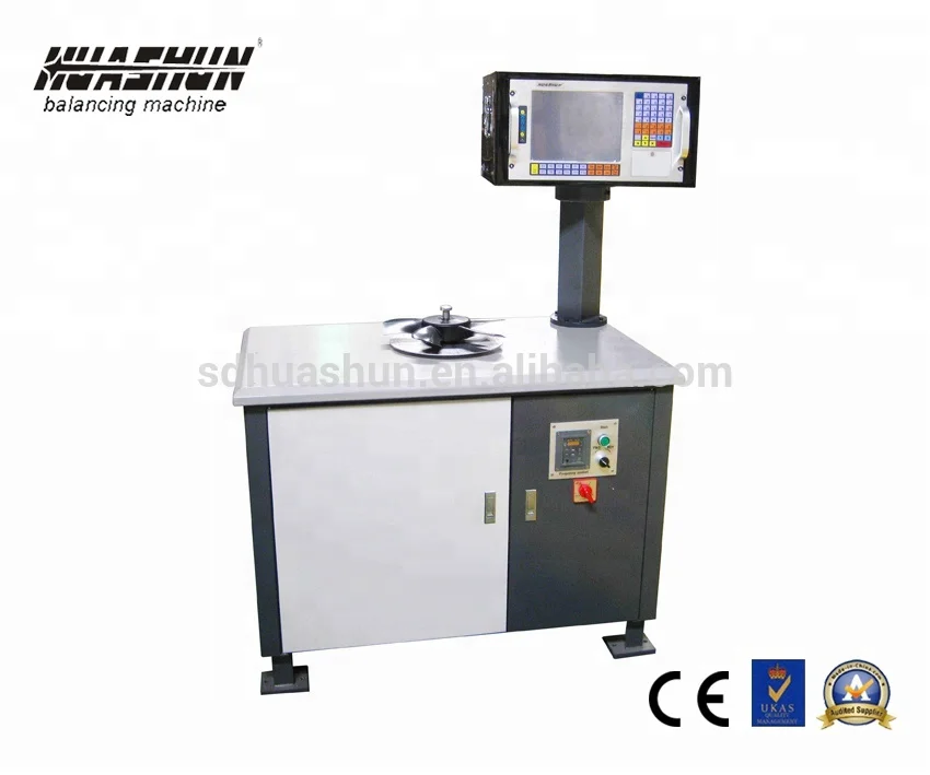 HUASHUN vertical air conditioner dynamic balancing equipment