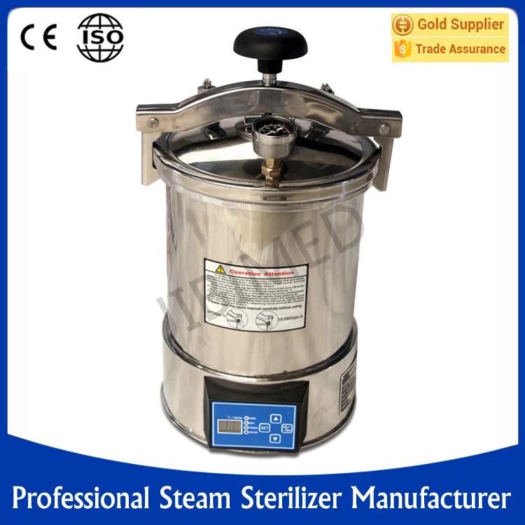 24 liter portable autoclave dental autoclave price small autoclave sterilizer 18 liter