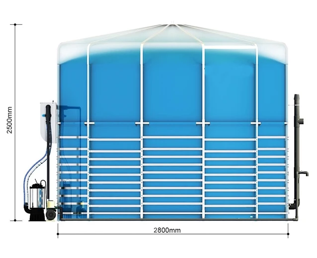 new- tech renewable energy type poultry farming equipment 15m3 anaerobic digester