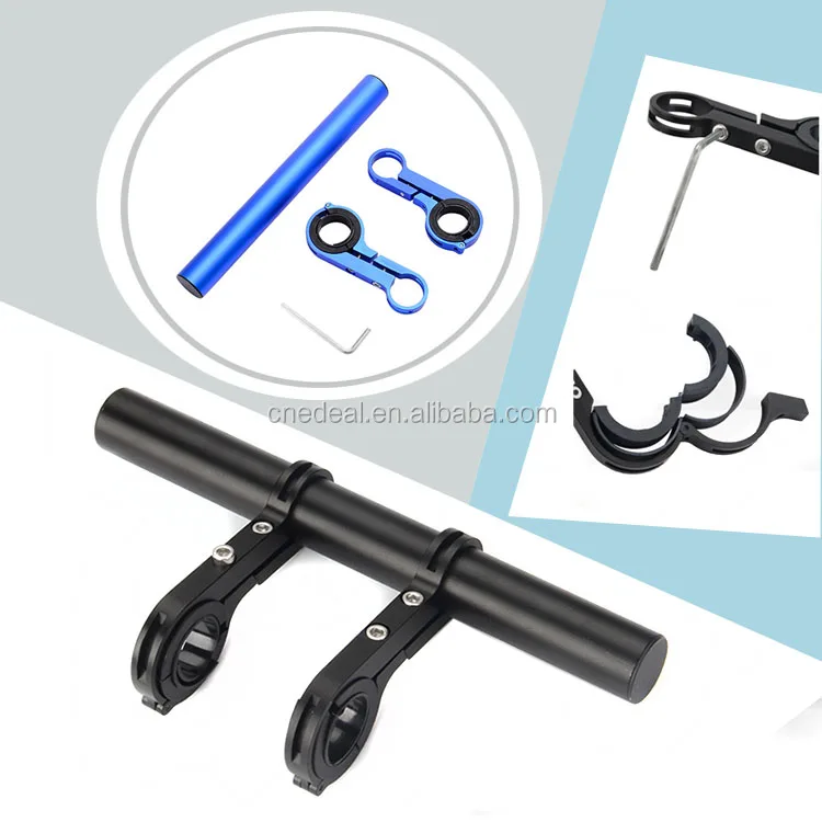 
Jialitte B092 Bicycle Handlebar Extender Mount CNC Alloy Handlebar Extension Bike Extender Clamps for Computer LIghts GPS 