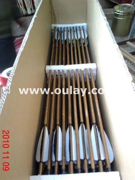 Archery Traditional Bamboo Arrows   Wholesale Bow and arrows many spine can be choose