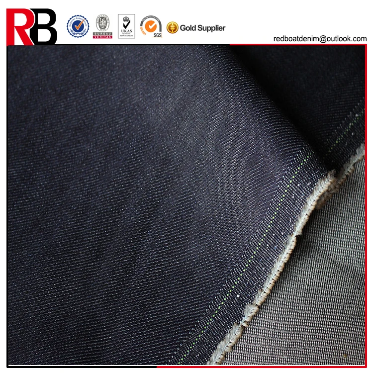 100%cotton twill 8s yarn 10oz blue denim fabric jeans fabric