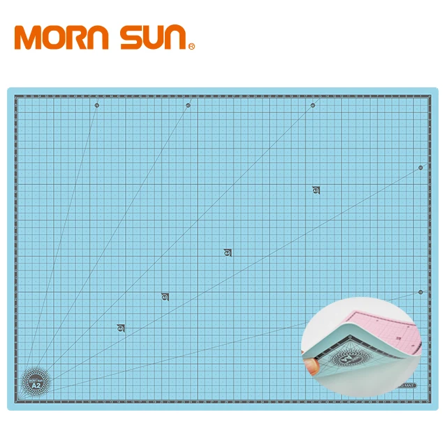 Taiwan art craft tool a2 cutting mat 60X45cm Thickness 3mm Double Sided 3 Layers ECO material non slip sew quilting cutting mat