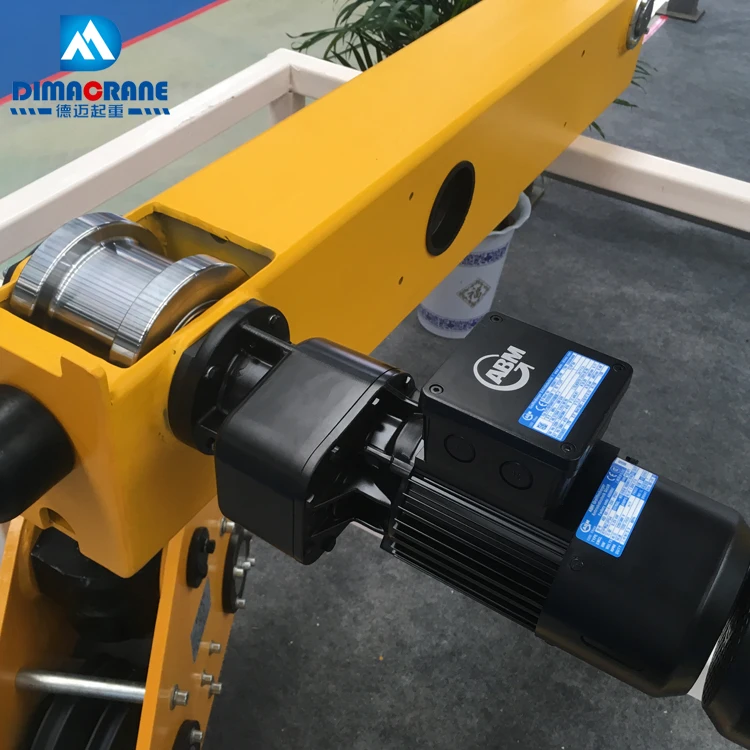 China Top crane manufacturer 7.5 ton 8 ton 10T Euro-style Single Girder bridge electric overhead traveling crane factory price